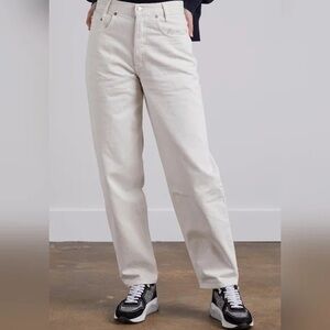 Agolde tapered baggy jeans ecru 29